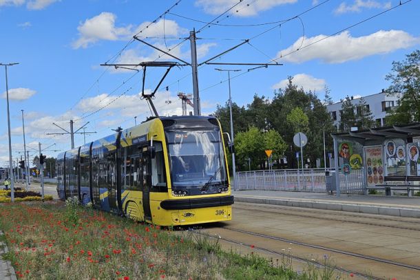 Tramwaj na torowisku